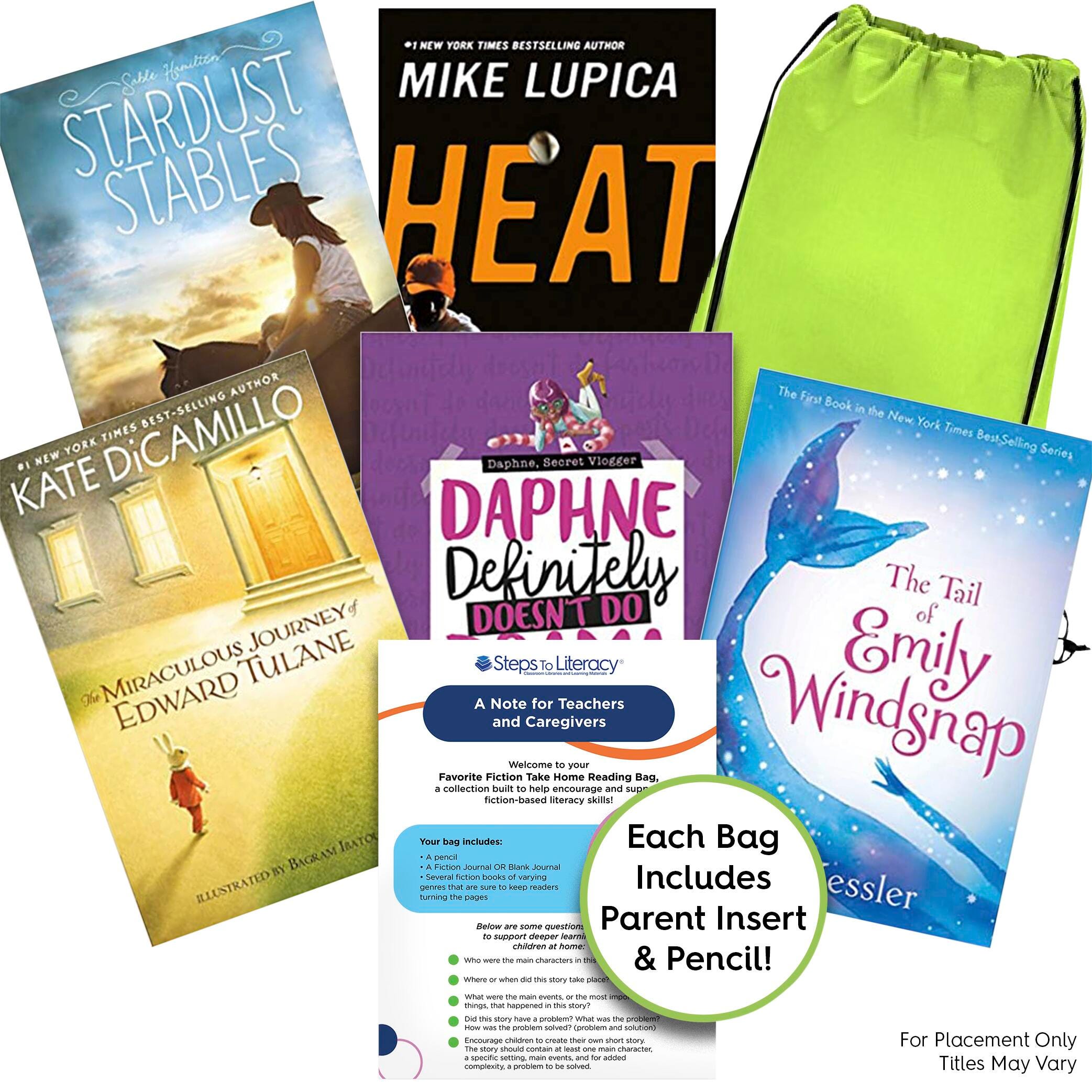 Achieve It! Take Home Bag Favorite Fiction, Grades 5, Set of 9, Item Number 2097395